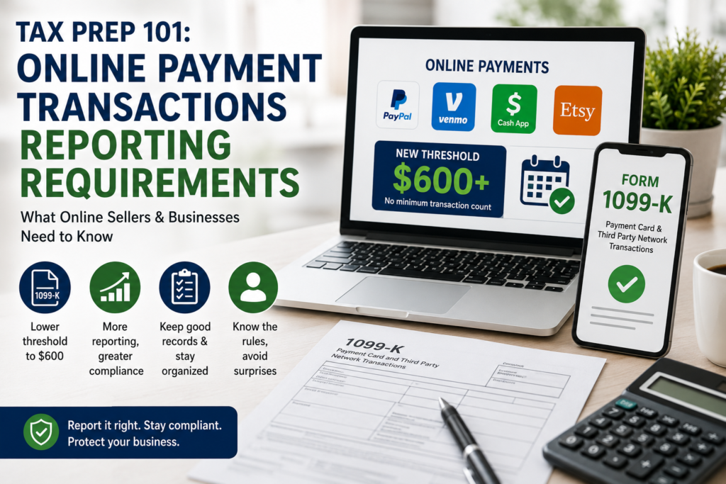 Online Payment Transactions Reporting tax guide for businesses